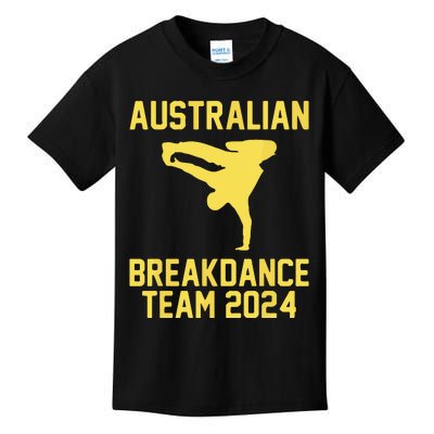 Australian Breakdance Team 2024 Funny Breakdancing Meme 24 Kids T-Shirt