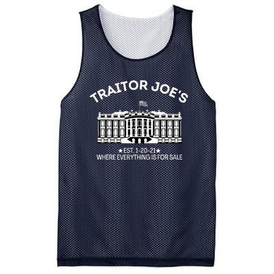 Anti Biden Traitor Joe's Shirt Everything For Sale MAGA Biden Traitor Joe Meme Mesh Reversible Basketball Jersey Tank