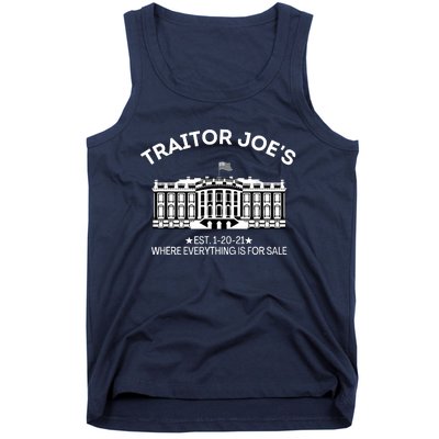 Anti Biden Traitor Joe's Shirt Everything For Sale MAGA Biden Traitor Joe Meme Tank Top