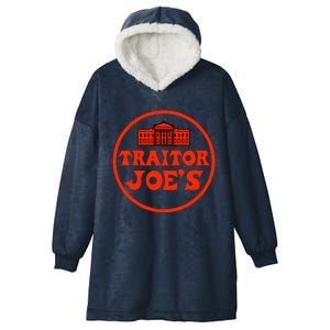 Anti Biden Traitor Joe's Shirt 2024 Trump Support 2024 Biden Traitor Joe Meme Hooded Wearable Blanket