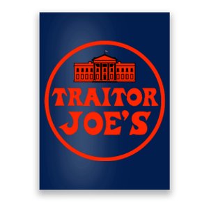 Anti Biden Traitor Joe's Shirt 2024 Trump Support 2024 Biden Traitor Joe Meme Poster