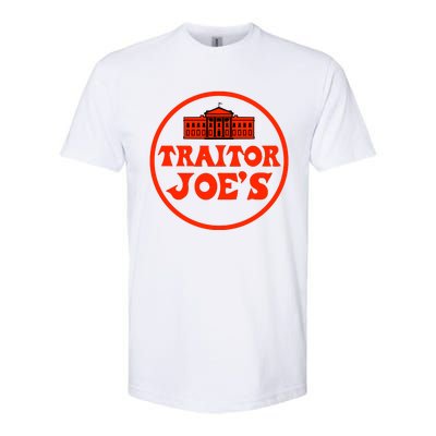 Anti Biden Traitor Joe's Shirt 2024 Trump Support 2024 Biden Traitor Joe Meme Softstyle CVC T-Shirt