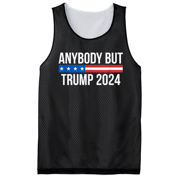 Anybody But Trump 2024 Mesh Reversible Basketball Jersey Tank