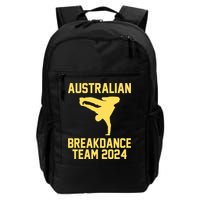 Australian Breakdance Team 2024 Funny Breakdancing Meme 24 Backpack