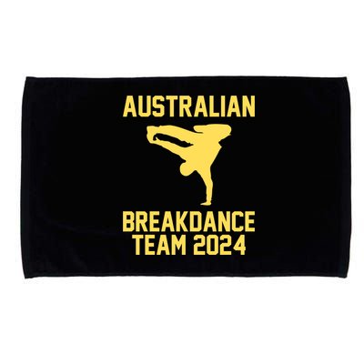 Australian Breakdance Team 2024 Funny Breakdancing Meme 24 Microfiber Hand Towel