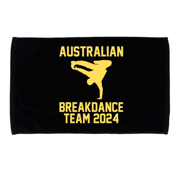 Australian Breakdance Team 2024 Funny Breakdancing Meme 24 Microfiber Hand Towel