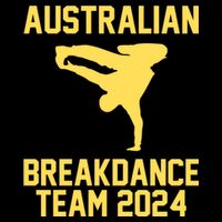 Australian Breakdance Team 2024 Funny Breakdancing Meme 24 Cropped Pullover Crew