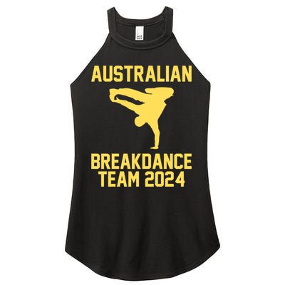 Australian Breakdance Team 2024 Funny Breakdancing Meme 24 Women's Perfect Tri Rocker Tank