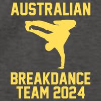 Australian Breakdance Team 2024 Funny Breakdancing Meme 24 Vector Backpack