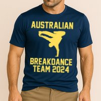 Australian Breakdance Team 2024 Funny Breakdancing Meme 24 Cooling Performance Crew T-Shirt