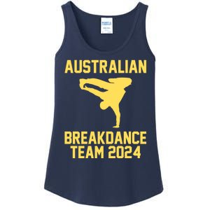 Australian Breakdance Team 2024 Funny Breakdancing Meme 24 Ladies Essential Tank