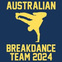 Australian Breakdance Team 2024 Funny Breakdancing Meme 24 16 in Basic Backpack