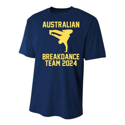 Australian Breakdance Team 2024 Funny Breakdancing Meme 24 Youth Performance Sprint T-Shirt