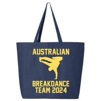 Australian Breakdance Team 2024 Funny Breakdancing Meme 24 25L Jumbo Tote