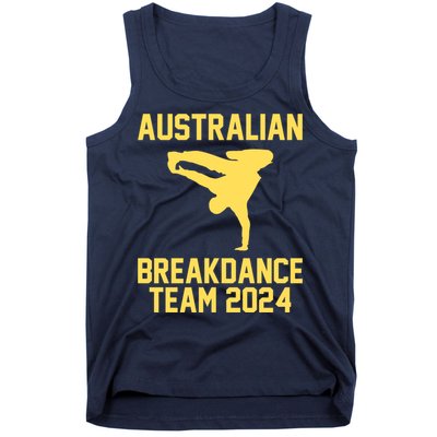Australian Breakdance Team 2024 Funny Breakdancing Meme 24 Tank Top
