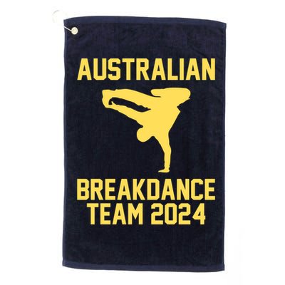 Australian Breakdance Team 2024 Funny Breakdancing Meme 24 Golf Towel