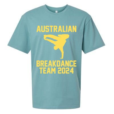 Australian Breakdance Team 2024 Funny Breakdancing Meme 24 Sueded Cloud Jersey T-Shirt