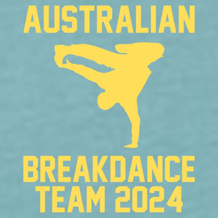 Australian Breakdance Team 2024 Funny Breakdancing Meme 24 Sueded Cloud Jersey T-Shirt