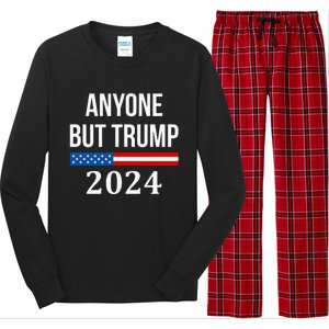 Anyone But Trump 2024 Long Sleeve Pajama Set