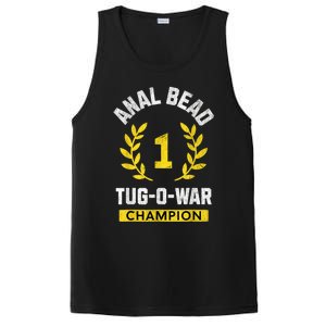 Anal Bead Tugowar Champion Funny Sarcastic Quote Design PosiCharge Competitor Tank