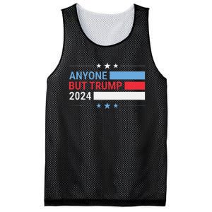 Anyone But Trump 2024 President Election Funny Anti Trump Mesh Reversible Basketball Jersey Tank