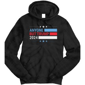 Anyone But Trump 2024 President Election Funny Anti Trump Tie Dye Hoodie