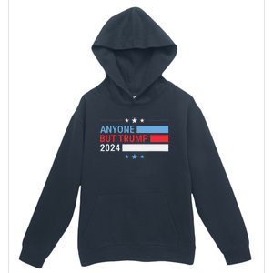 Anyone But Trump 2024 President Election Funny Anti Trump Urban Pullover Hoodie