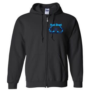 Anal Bead Tug O War Champion Sarcastic Embarrassing Full Zip Hoodie