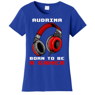 Audrina Born To Be A Gamer Personalized Gift Women's T-Shirt