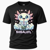 Axolotl Bubble Tea Anime Kawaii Cute Axolotl  Cooling Performance Crew T-Shirt