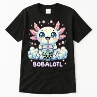 Axolotl Bubble Tea Anime Kawaii Cute Axolotl  Tall T-Shirt