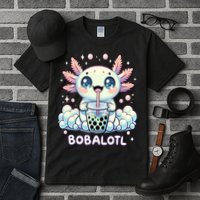Axolotl Bubble Tea Anime Kawaii Cute Axolotl  Tall T-Shirt