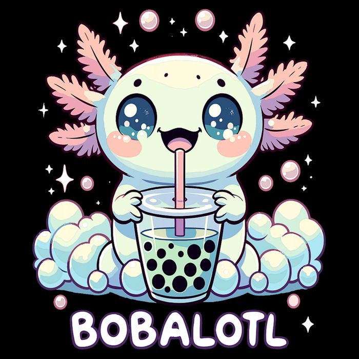 Axolotl Bubble Tea Anime Kawaii Cute Axolotl  City Backpack