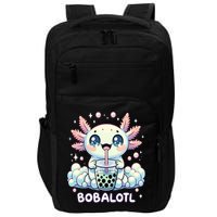 Axolotl Bubble Tea Anime Kawaii Cute Axolotl  Impact Tech Backpack
