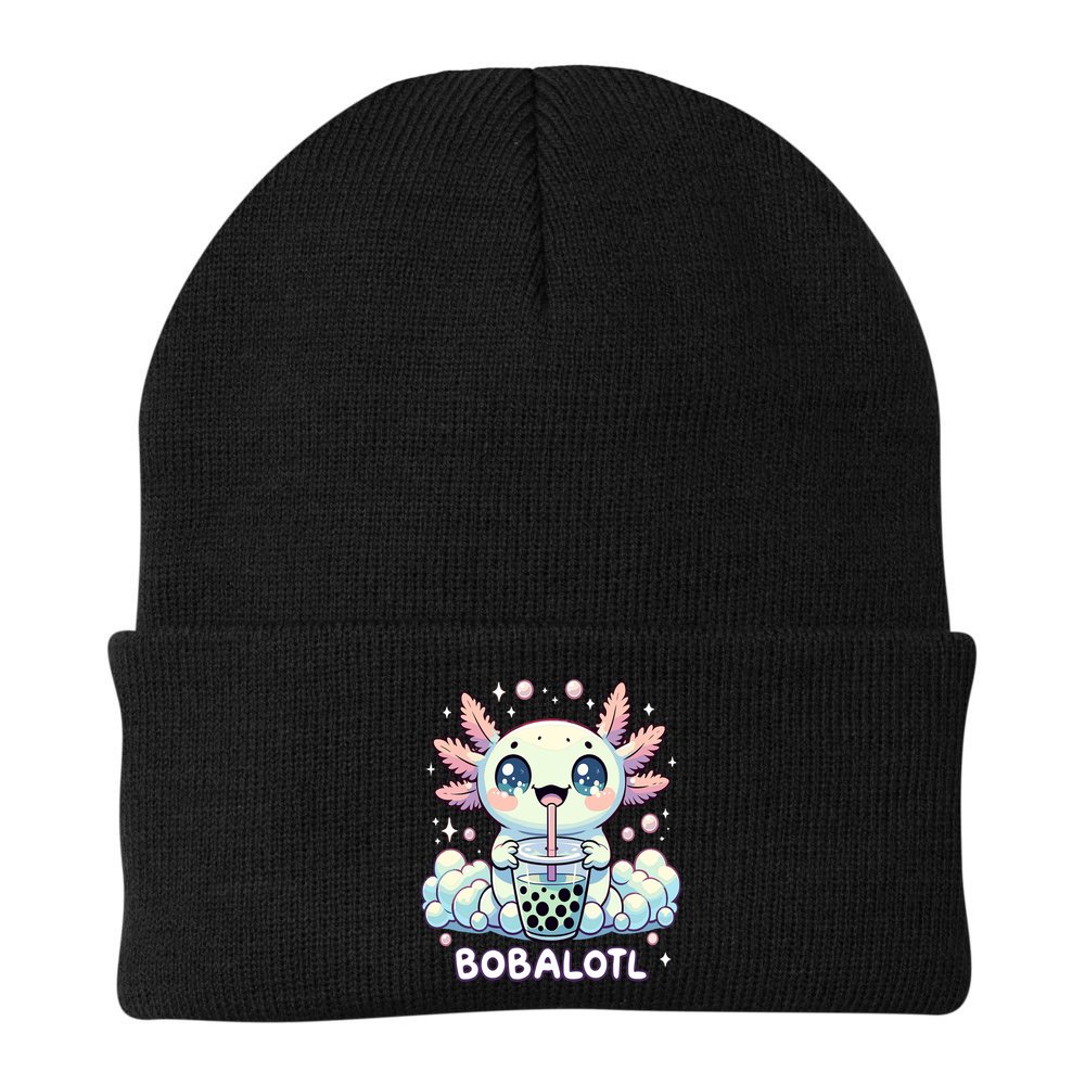 Axolotl Bubble Tea Anime Kawaii Cute Axolotl  Beanie