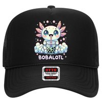 Axolotl Bubble Tea Anime Kawaii Cute Axolotl  Hat