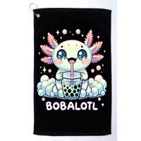 Axolotl Bubble Tea Anime Kawaii Cute Axolotl  Golf Towel