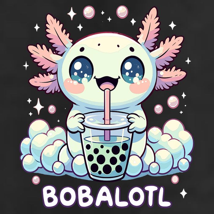 Axolotl Bubble Tea Anime Kawaii Cute Axolotl  Golf Towel