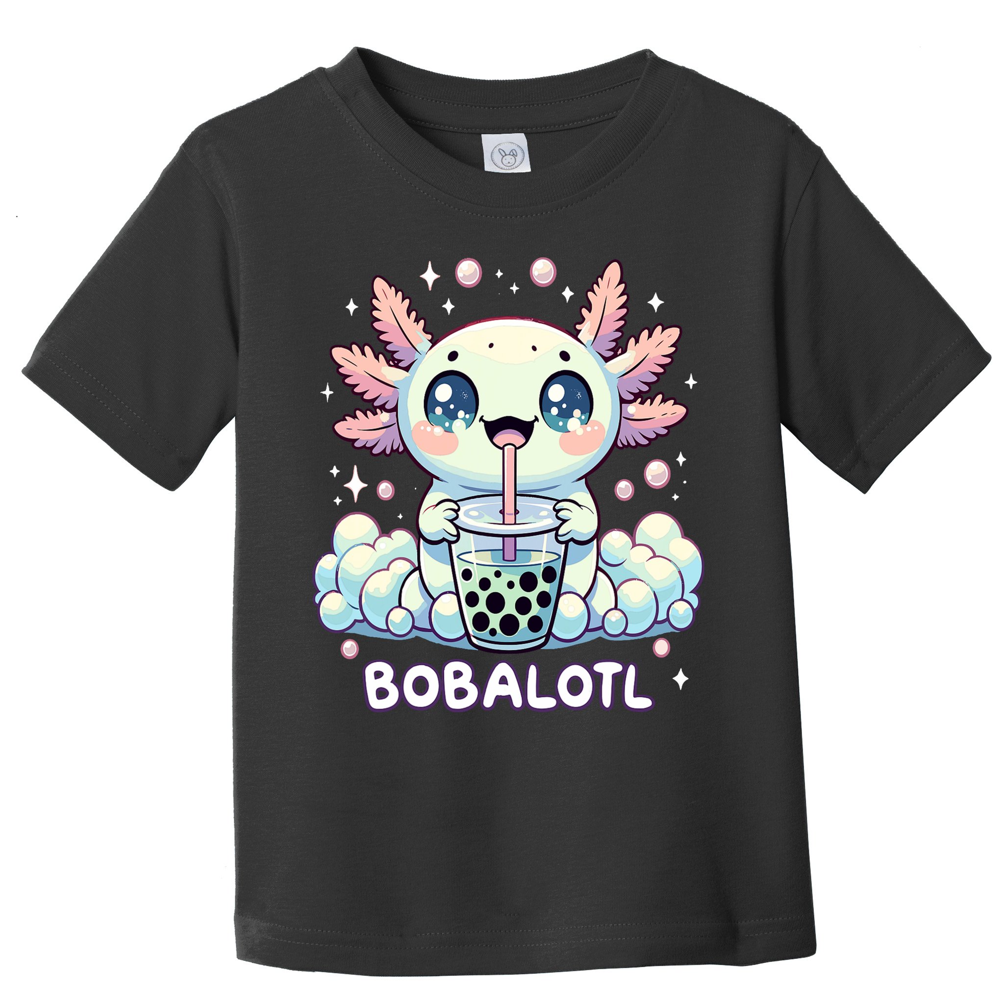 Axolotl Bubble Tea Anime Kawaii Cute Axolotl  Toddler T-Shirt