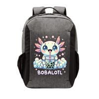 Axolotl Bubble Tea Anime Kawaii Cute Axolotl  Vector Backpack