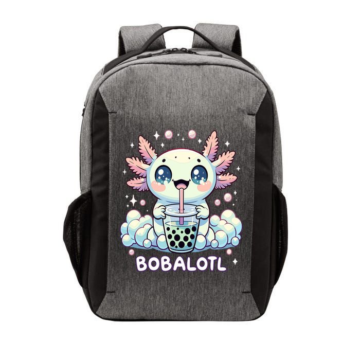 Axolotl Bubble Tea Anime Kawaii Cute Axolotl  Vector Backpack
