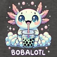 Axolotl Bubble Tea Anime Kawaii Cute Axolotl  Vector Backpack