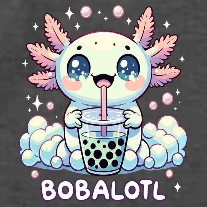 Axolotl Bubble Tea Anime Kawaii Cute Axolotl  Vector Backpack