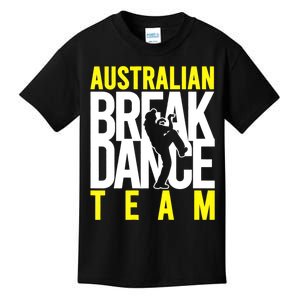 Australian Breakdance Team Costume Break Dancer Matching Kids T-Shirt