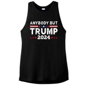 Anybody But Trump 2024 Ladies PosiCharge Tri-Blend Wicking Tank