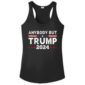 Anybody But Trump 2024 Ladies PosiCharge Competitor Racerback Tank