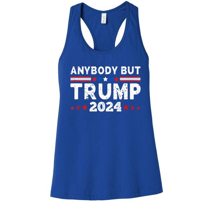 Anybody But Trump 2024 Women's Racerback Tank