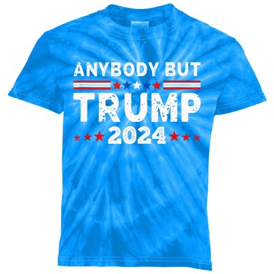 Anybody But Trump 2024 Kids Tie-Dye T-Shirt