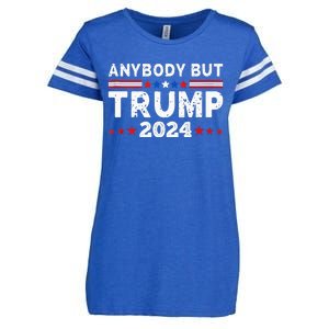 Anybody But Trump 2024 Enza Ladies Jersey Football T-Shirt