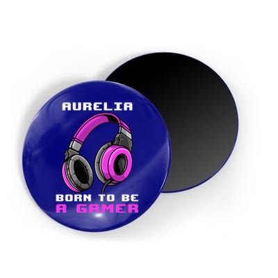 Aurelia Born To Be A Gamer Personalized Gift Magnet